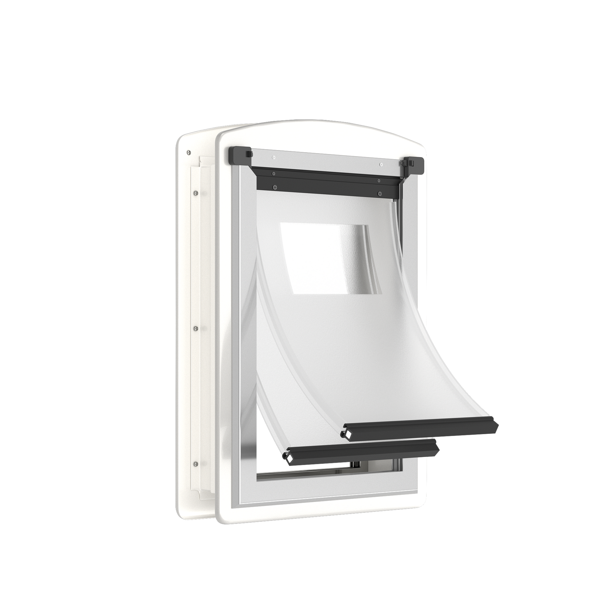 Mavricflex Steel Dog Door (Door-Mount) - Extreme Weather Double Flap Series - Professional Pet Access Solutions | Mavricflex
