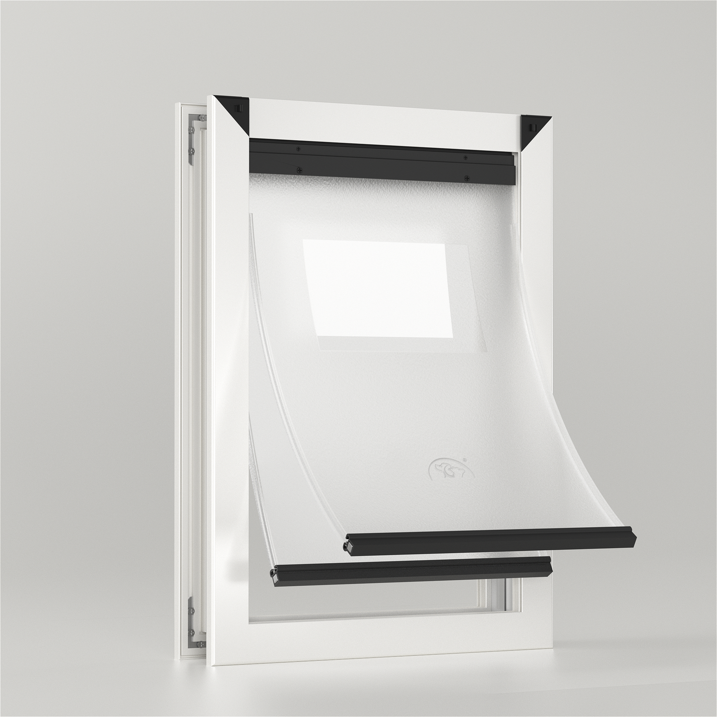 Mavricflex Aluminum Dog Door (Door-Mount) - Professional Single Flap Series - Professional Pet Access Solutions | Mavricflex