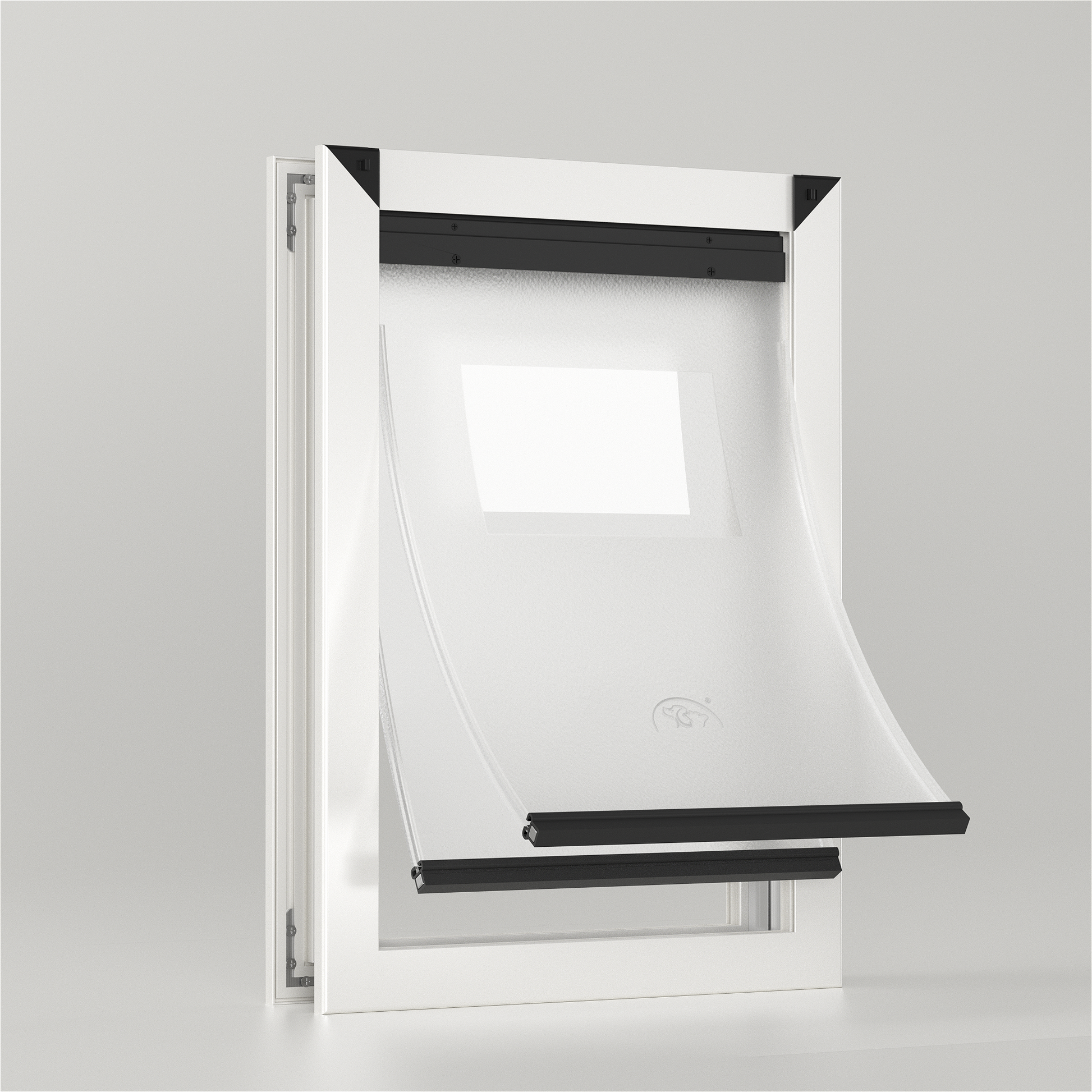 Mavricflex Aluminum Dog Door (Door-Mount) - Professional Single Flap Series - Professional Pet Access Solutions | Mavricflex