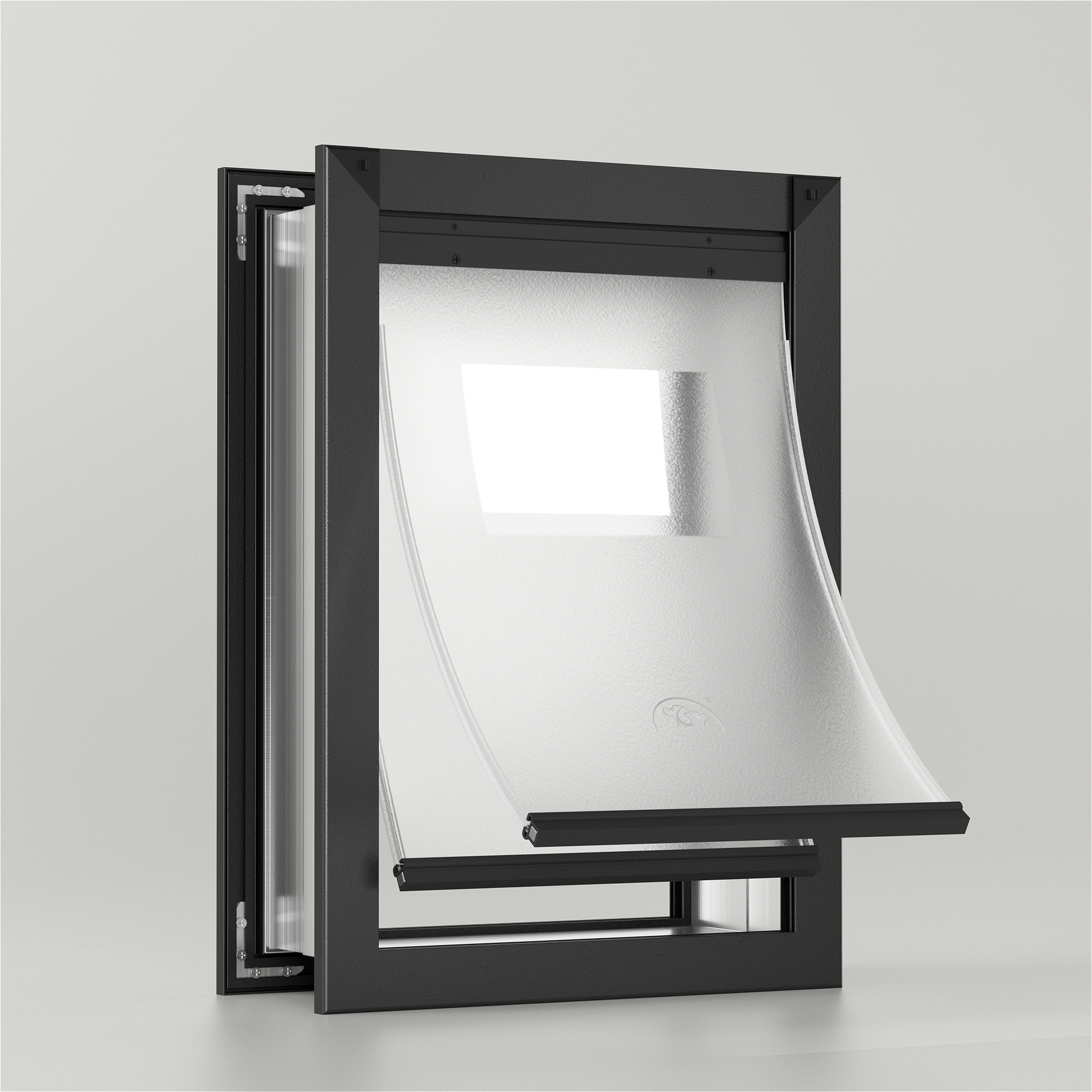 Mavricflex Aluminum Dog Door (Wall-Mount) - Professional Series (Single Flap) - Professional Pet Access Solutions | Mavricflex