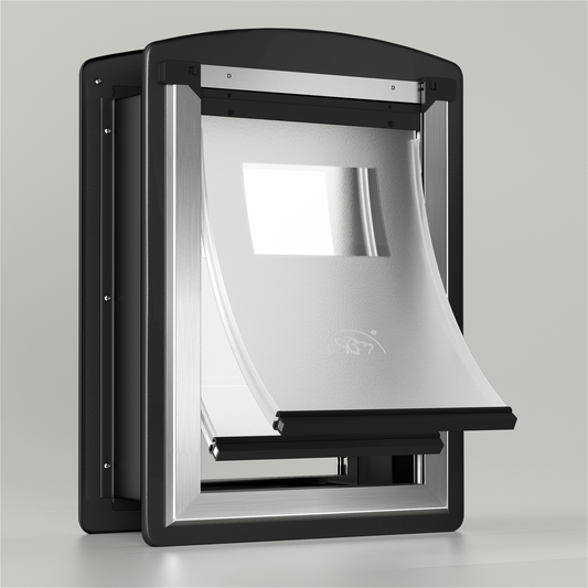 Mavricflex Steel Dog Door (Wall-Mount) - Elite Wall Installation Series - Professional Pet Access Solutions | Mavricflex