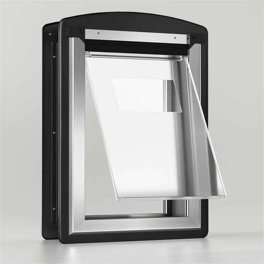 Mavricflex Steel Dog Door (Door-Mount) - Rigid ABS Flap Series - Professional Pet Access Solutions | Mavricflex
