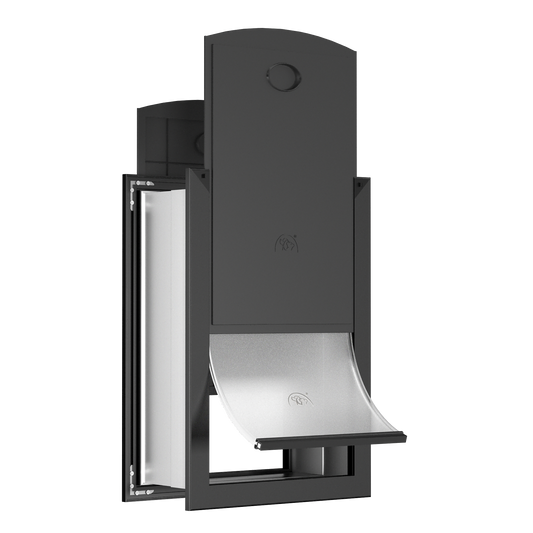 Mavricflex Aluminum Dog Door (Wall-Mount) - Energy Efficient Series (Double Flaps) - Professional Pet Access Solutions | Mavricflex