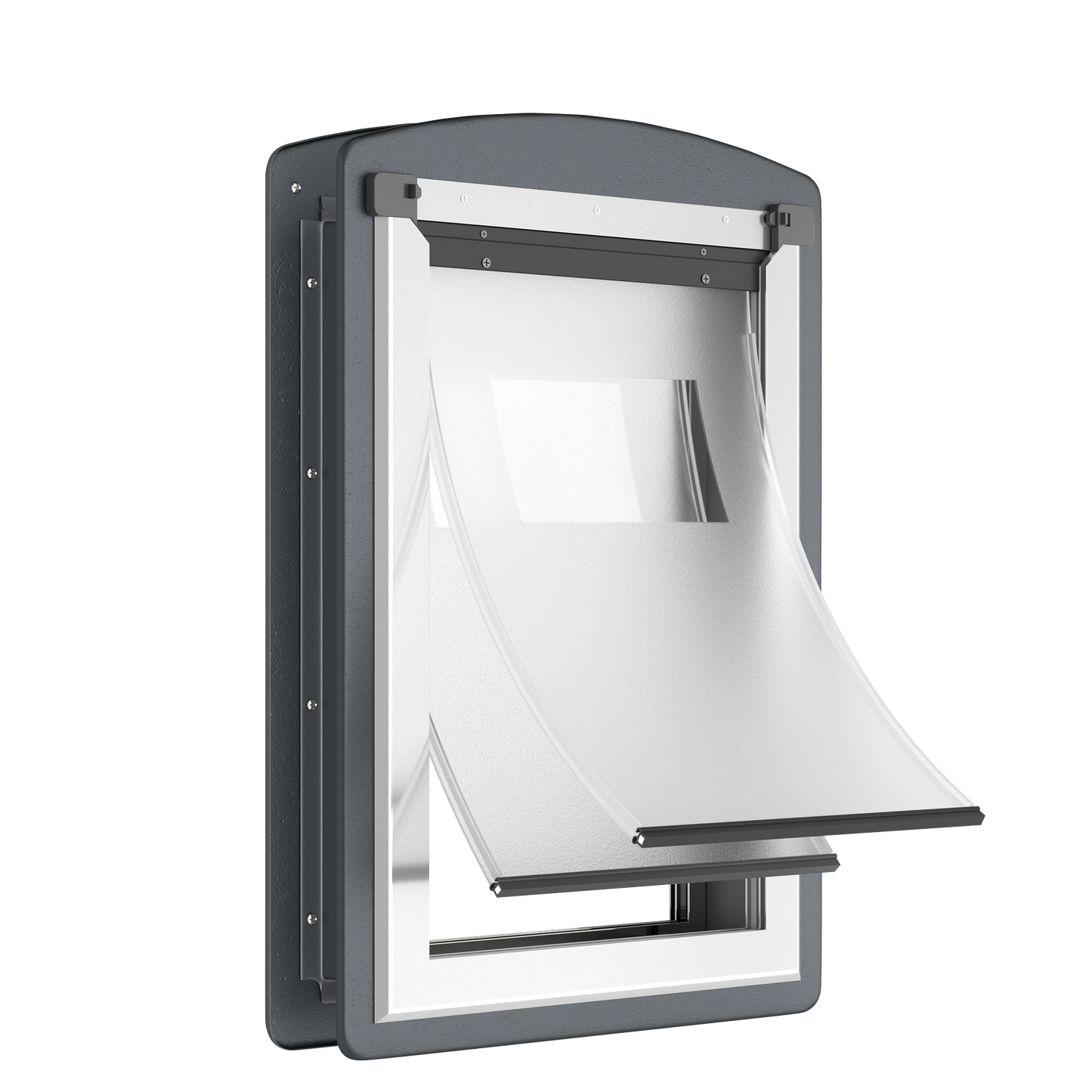 Mavricflex Steel Dog Door (Door-Mount) - Rigid ABS Flap Series
